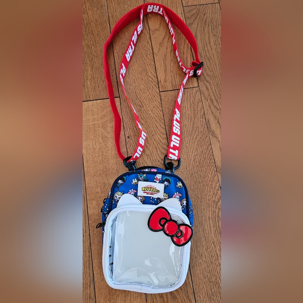My hero academia x Sanrio Hello Kitty crossbody